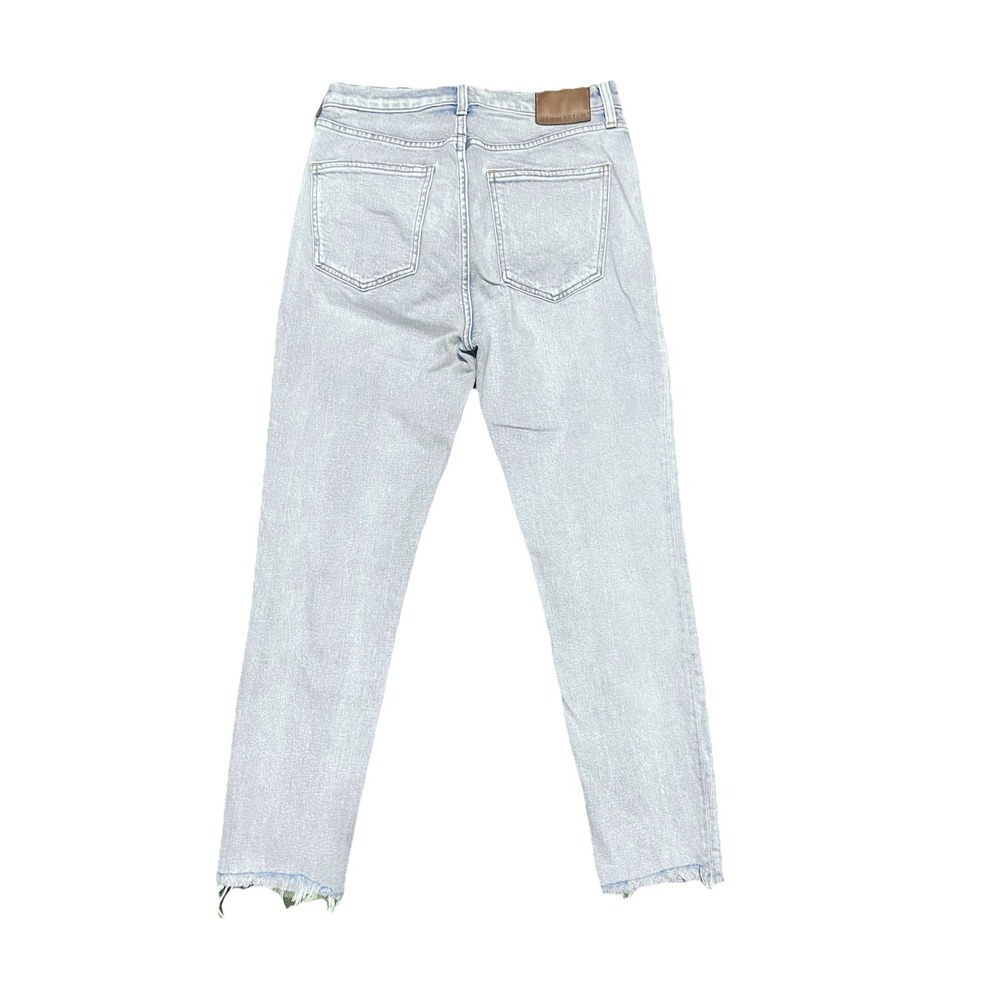 Denim Forum The Yoko High Rise Slim Jean Raw Hem‎ Size 29 Comfort Casual Summer - Picture 12 of 14